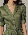 Eloise Dress in Green