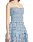 Opal Mini Dress in Sky
