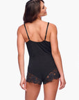 Romanza Sleep Romper in Black