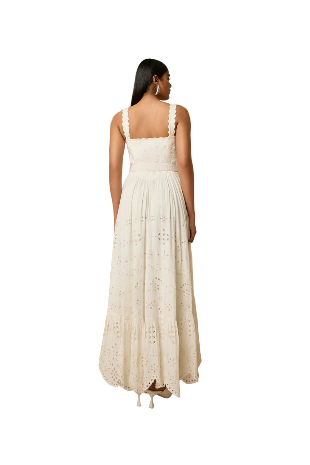 Adya Long Dress in Off-White