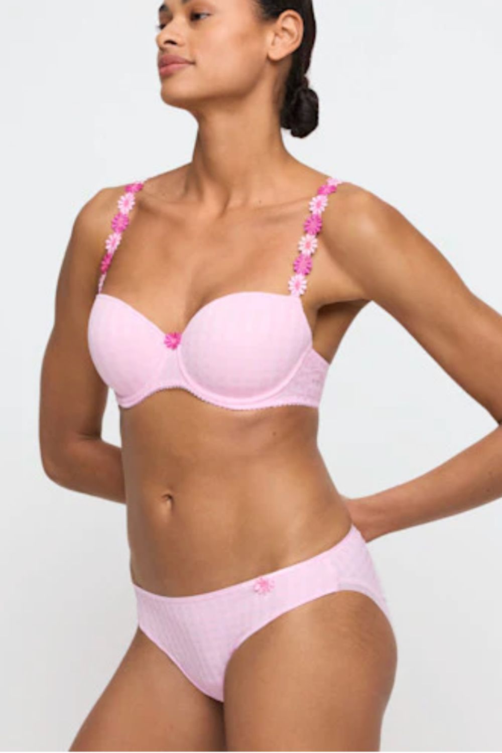 Avero Padded Balcony Bra in Lily Rose