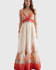 Claudia Maxi Dress in Bouquet