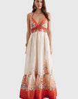 Claudia Maxi Dress in Bouquet