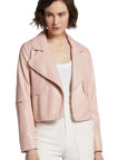 Ninon Short Leather Jacket