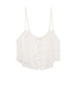 Jasmine Lace Cami & Flutter Panty Set in Ivory
