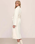 Renew Plush Long Robe in Ivory