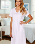 Elle Short Sleeve Chemise in Pink