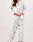 Ma Cherie Flannel Long PJ Set