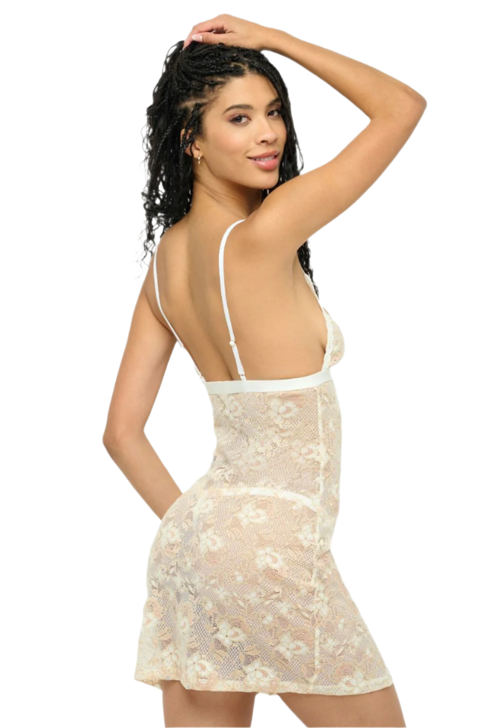 Never Say Never Chemise in Moon Ivory