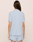 Gisele Ribbed Relaxed Short PJ Set in Nantucket Breeze