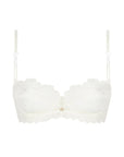 Sublime Organza Demi Cup Bra in Ecru Nacre