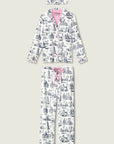 Bon Voyage Flannel Long PJ Set