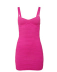 Bandage Dress in Wild Pink