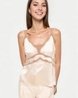 Delphine Camisole in Bone