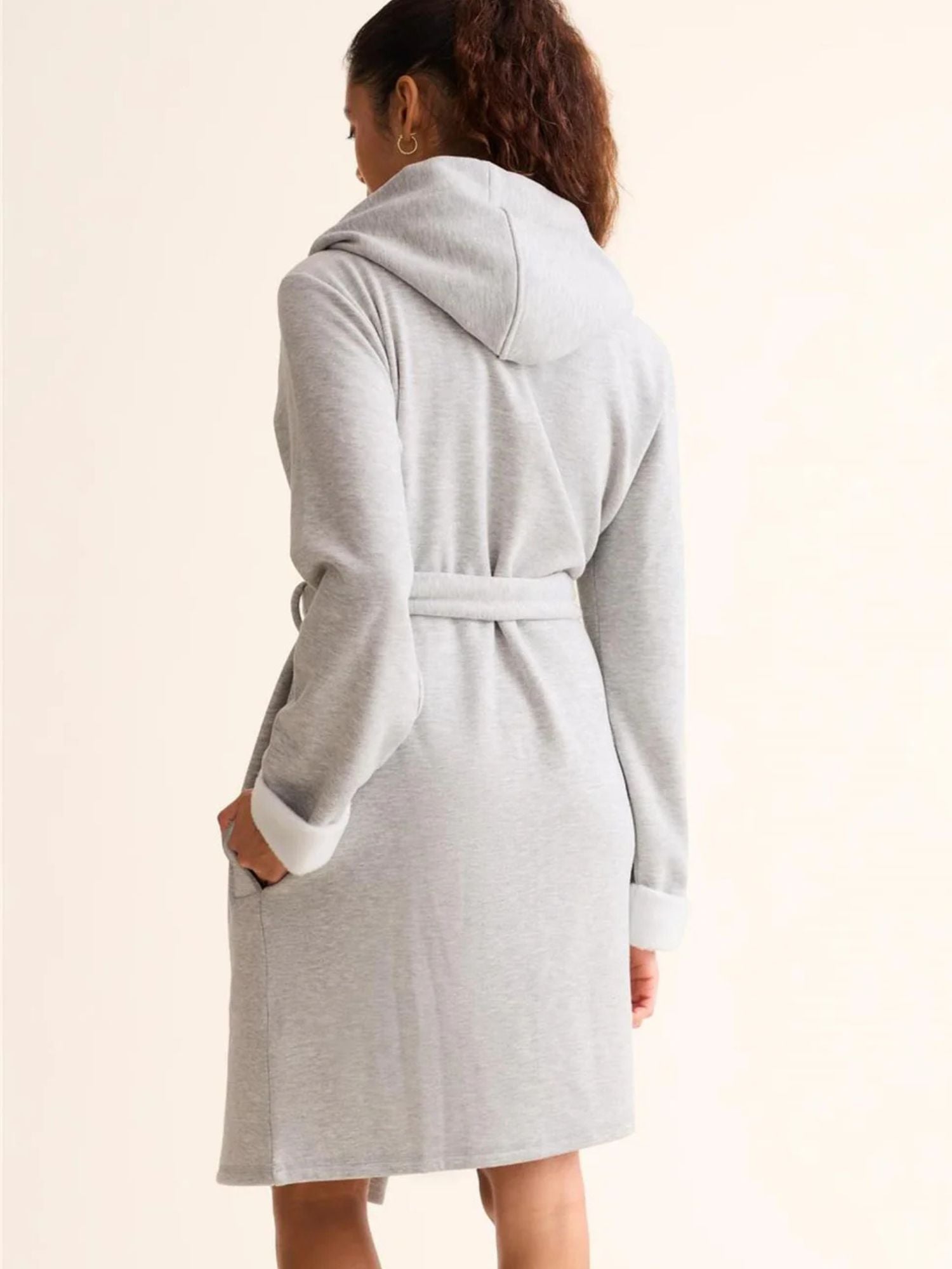 Cozy Robe in Heather Grey