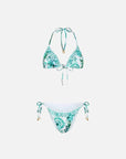 Cheeky Slide Tri Bikini Set In Balearic Bebe