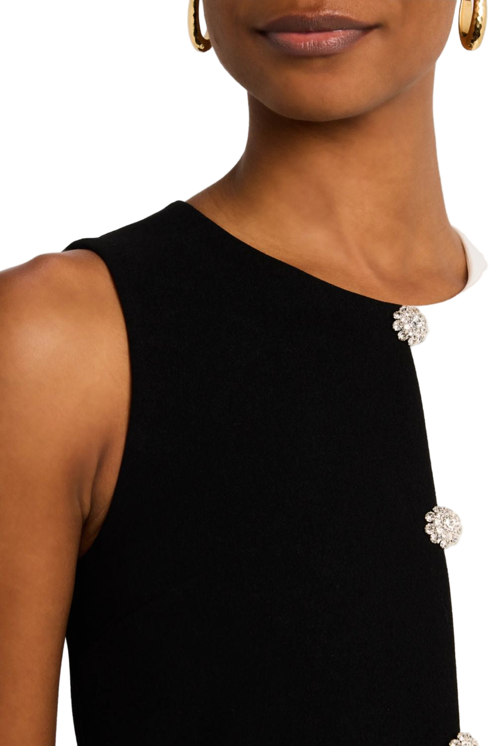 Sans Faff Monochrome Muse Mini Dress in Black