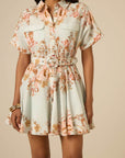 Ezra Short Sleeve Dress in Blue