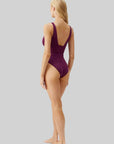 Caribbean One-Piece in Bordeaux