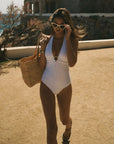 Elba Ring Halter Neck One-Piece Swimsuit