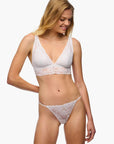 Carmela G-String in White