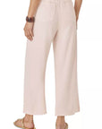 Lounge Denim Cropped Pant in Rose Petal