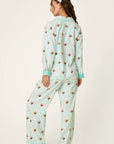 Espresso Martini Stripe Long PJ Set