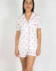 Cosmo Print Short PJ Set