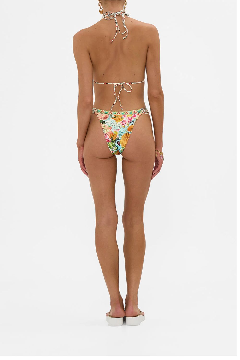 Ring Tri Multi Strap Bikini in Bathing Bombshell
