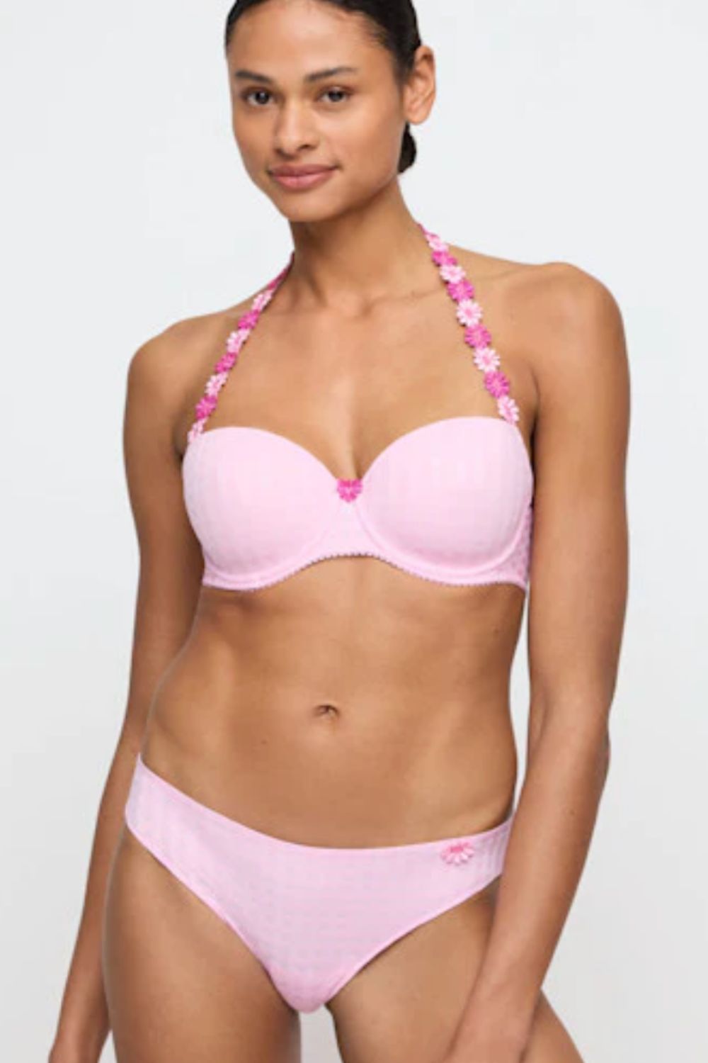 Avero Padded Balcony Bra in Lily Rose