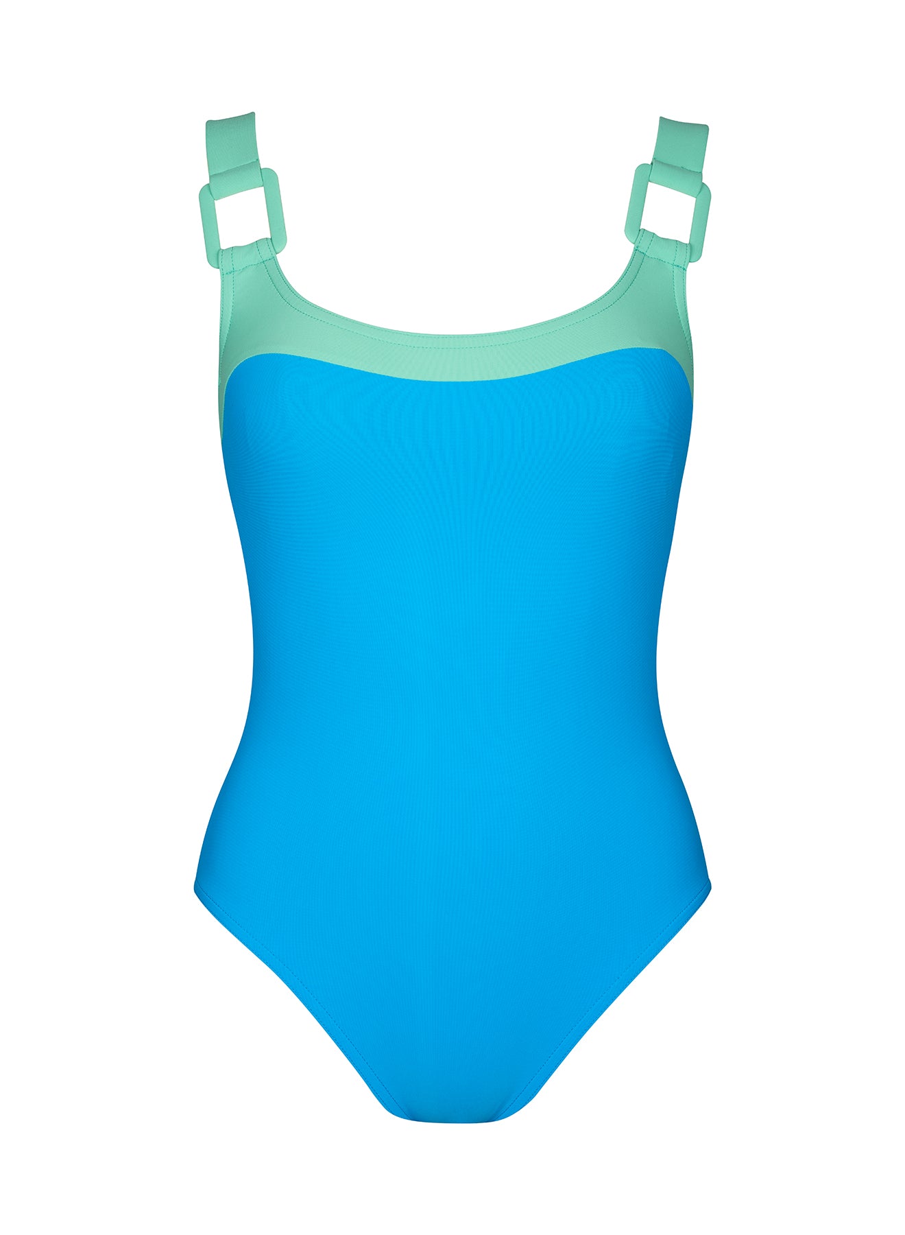 Mira Round Neck Silent Underwire in Turquoise/Seagreen