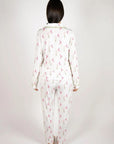 Jolene Hummingbirds Print Long PJ Set