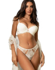 Sublime Organza Thong in Ecru Nacre