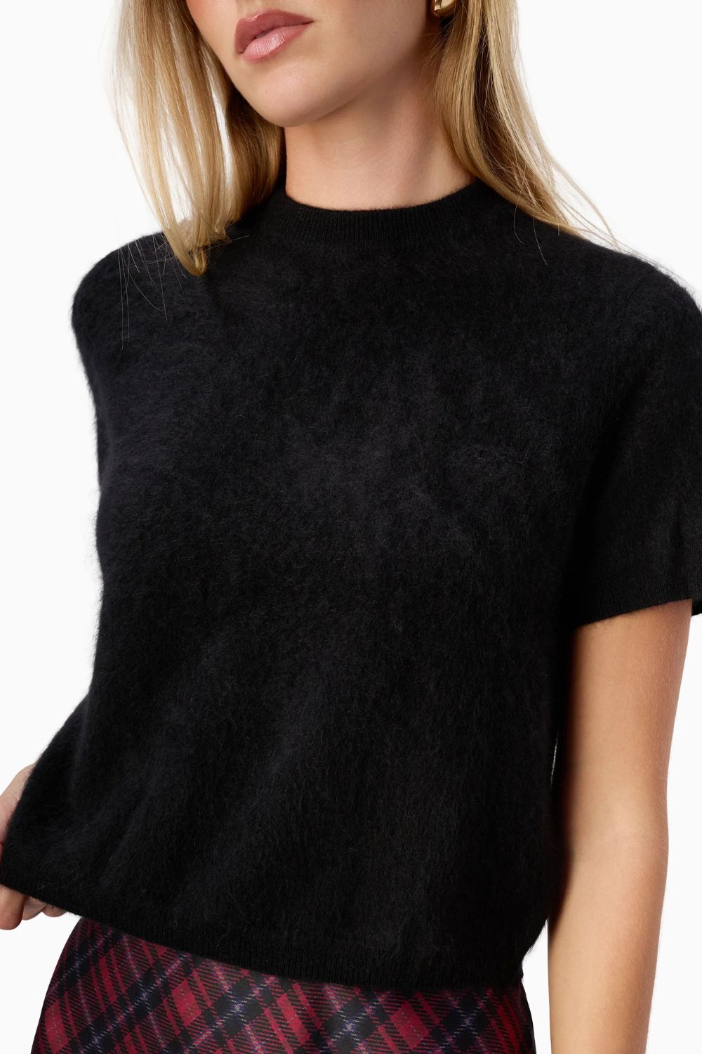 Eugeney Cashmere Top in Black