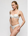 Avero Padded Balcony Bra in Ivory Petal