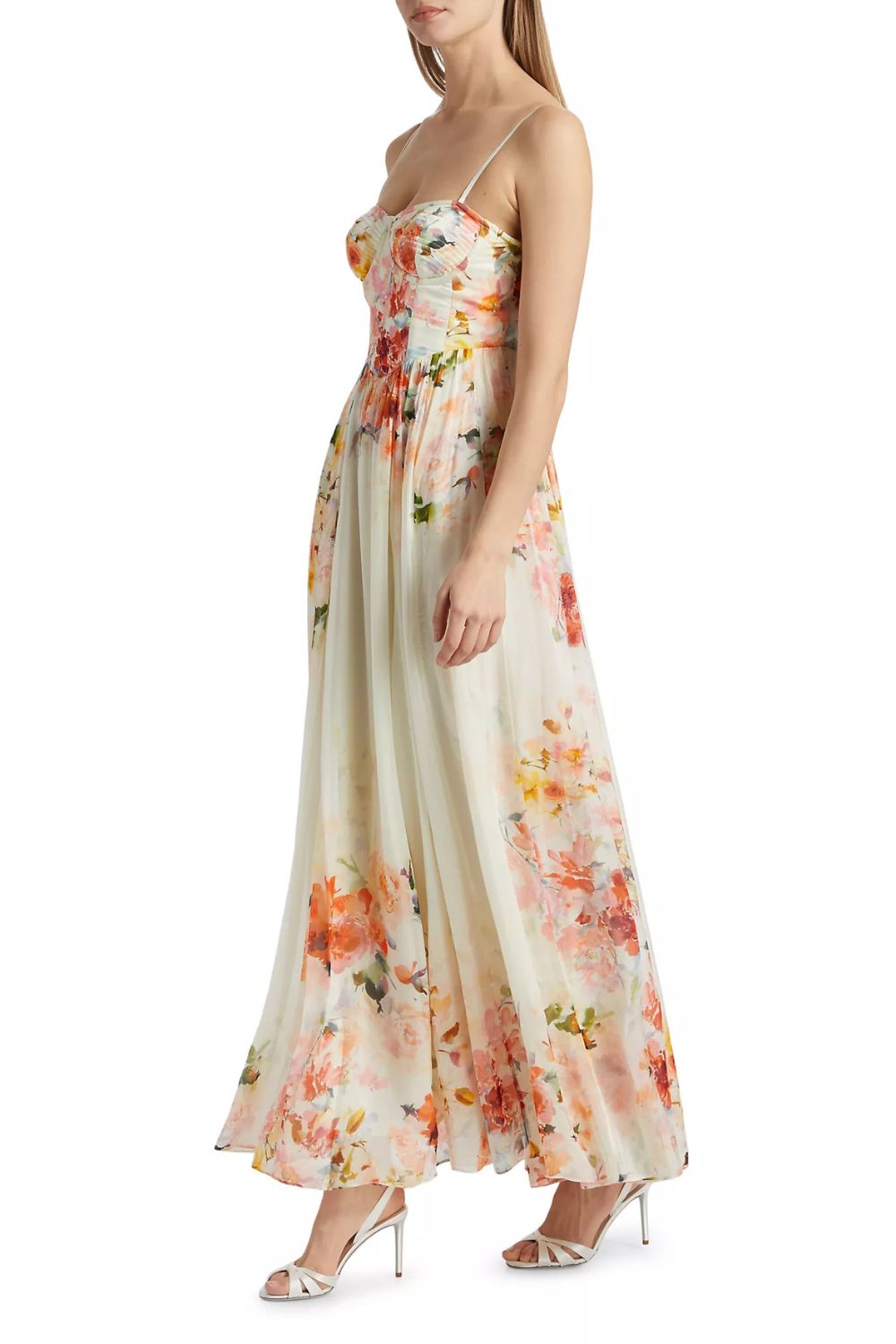Saba Corsetted Long Dress