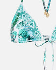 Cheeky Slide Tri Bikini Set In Balearic Bebe