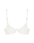 Sublime Organza Demi Cup Bra in Ecru Nacre