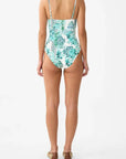 Underwire Molded Cup One Piece Swimsuit in Balearic Bebe