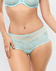 Shorty Brief in Aqua