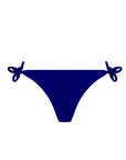 Ajourage Couture Triangle Bikini with Ties in Outremer