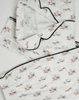 Jolene Tennis Print Long PJ Set