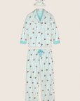 Espresso Martini Stripe Long PJ Set