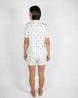 Jolene Pineapple Print Short PJ Set