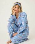 Baked Woof Love Flannel Long PJ Set