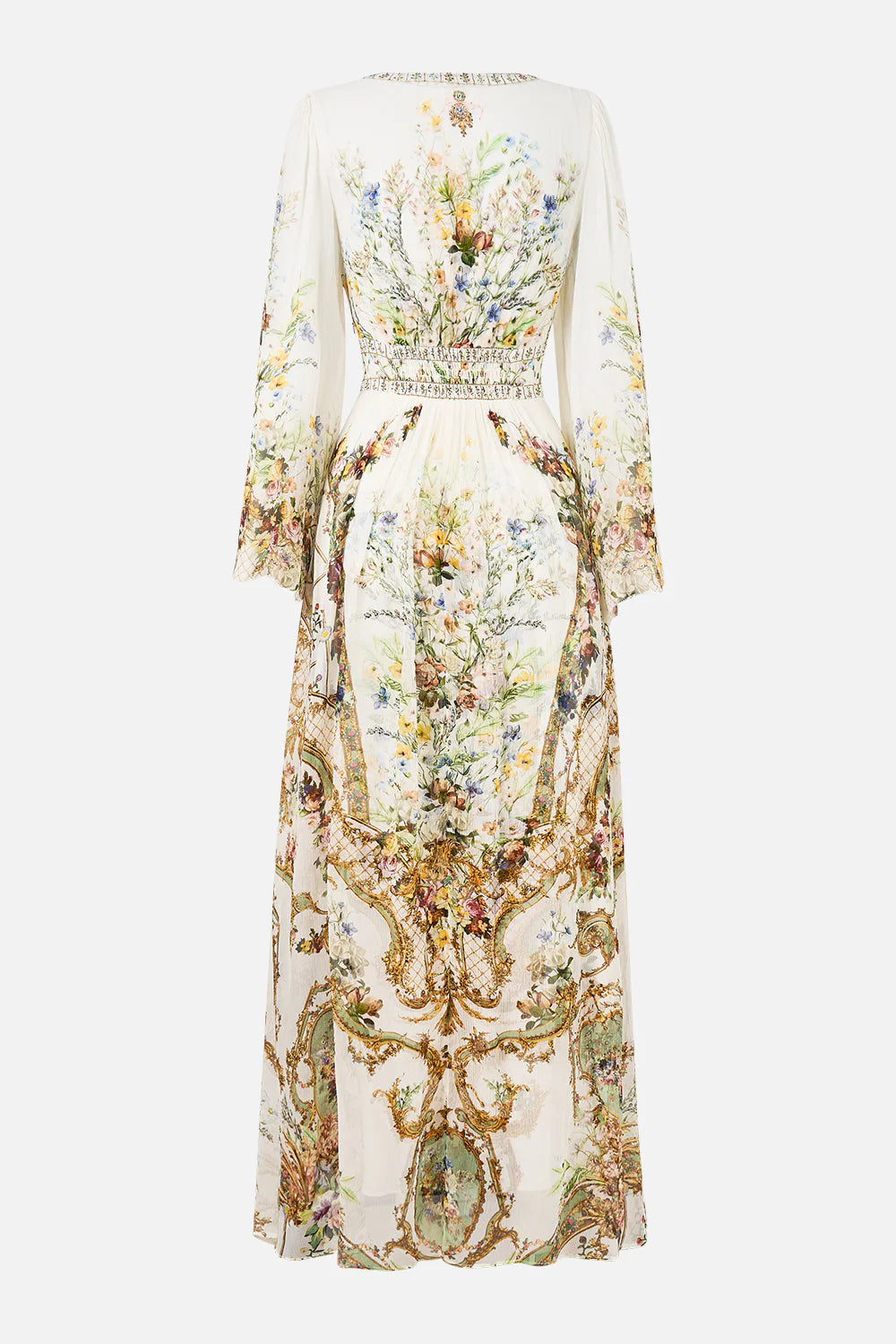 Flared Sleeve Dress in Dressing Room Drama