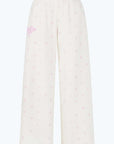 Pinky Flurry Sweatpants in Cream