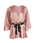 Angel Sleeve Robe in Tan