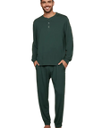 Henry Men's Long PJ Set in Pine