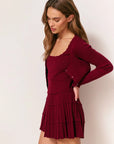 Martti Cardigan in Spiced Berry